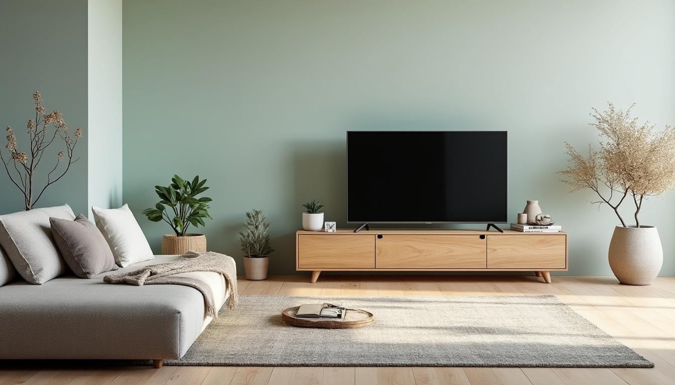 découvrez comment intégrer le meuble tv kikua de 130 cm en blanc brillant dans votre espace. idéal pour allier style et fonctionnalité, ce meuble apportera une touche élégante à votre salon tout en optimisant votre rangement. inspirez-vous de nos conseils pour harmoniser votre intérieur.