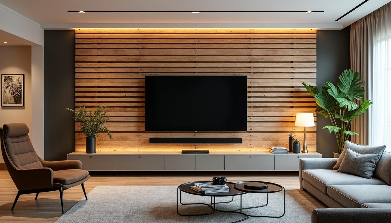 découvrez comment transformer votre intérieur en habillant votre mur avec une palette support tv élégante et fonctionnelle. créez un espace moderne et accueillant tout en optimisant votre rangement, pour une atmosphère chaleureuse et stylée.