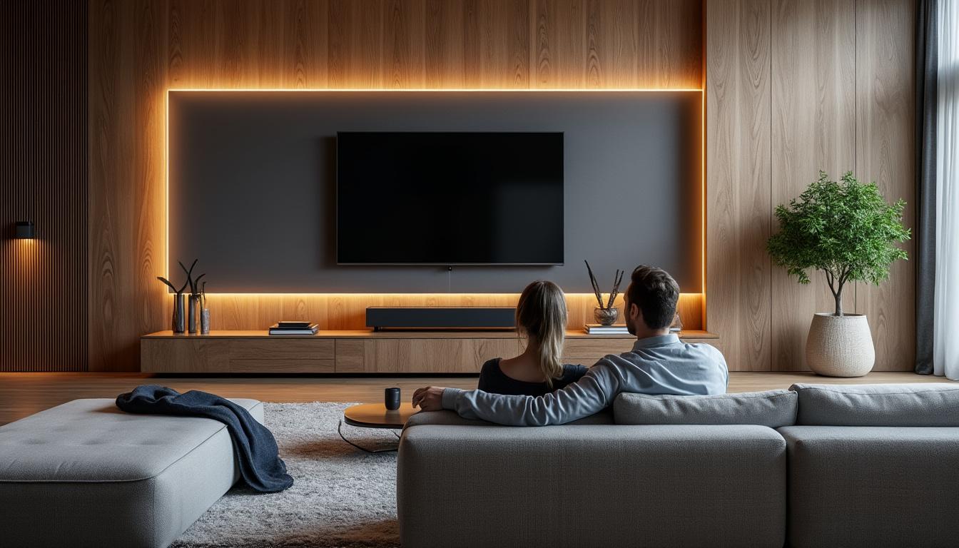 découvrez comment transformer votre espace de vie en habillant votre mur avec une palette support tv. apportez une touche unique et moderne à votre intérieur tout en optimisant votre espace. idéal pour créer un mur d'accent élégant et fonctionnel.