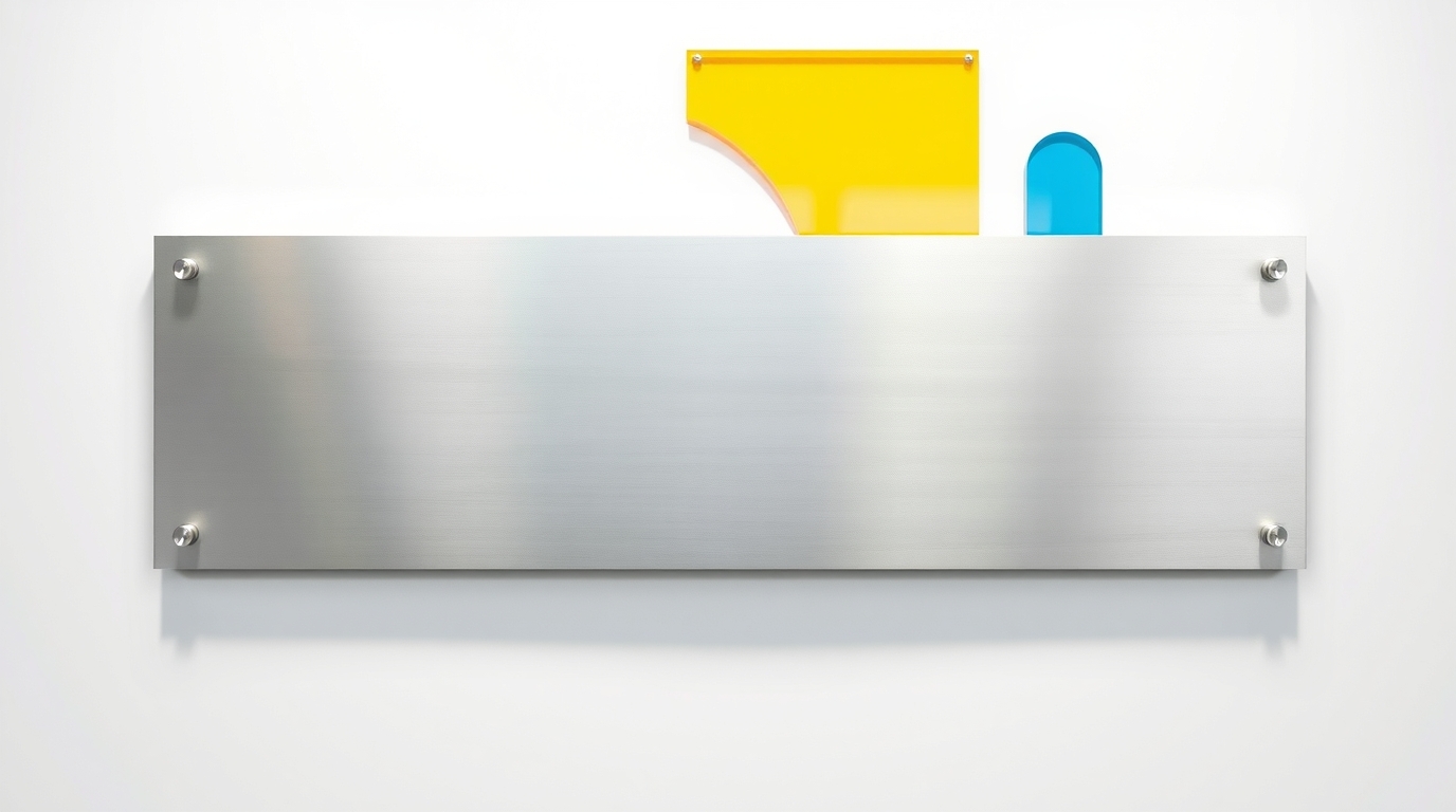 plaque professionnelle diy