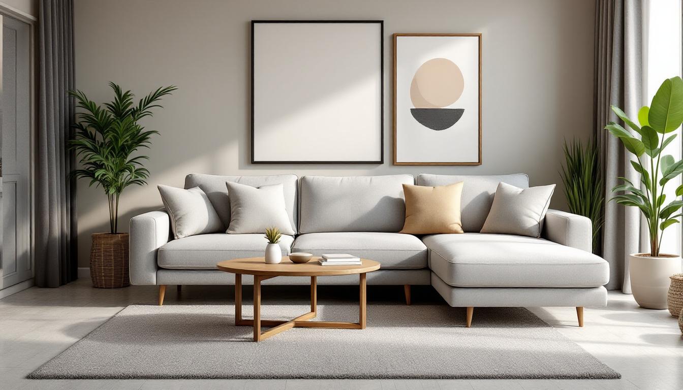 découvrez comment aménager votre salon autour d'un canapé d'angle convertible pas cher, alliant confort, style et praticité pour un espace convivial et fonctionnel.