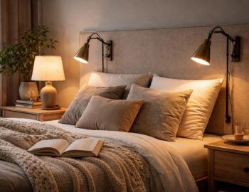 découvrez nos conseils pour choisir les luminaires idéaux pour votre tête de lit et créer un coin lecture confortable et lumineux.