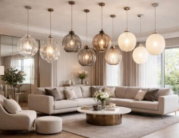 découvrez comment choisir la transparence idéale des lustres en verre pour sublimer et éclairer parfaitement votre salon avec style et élégance.
