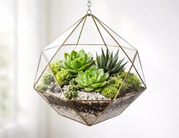 découvrez comment créer un terrarium géométrique élégant pour apporter une touche de nature et de design minimaliste à votre intérieur.