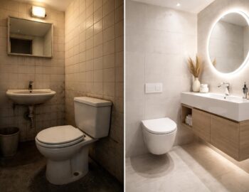 découvrez des transformations impressionnantes de toilettes avec notre rénovation avant/après. inspirez-vous pour métamorphoser vos wc et apporter style et confort à votre salle d'eau.