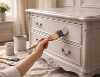 découvrez comment repeindre un meuble en gris perle, la nuance parfaite pour apporter une touche élégante et intemporelle à votre intérieur au style classique.