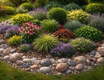 apprenez comment aménager un parterre de plantes avec des cailloux pour créer un espace extérieur esthétique et facile à entretenir.