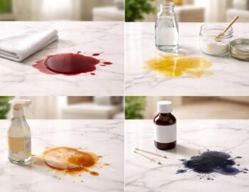 découvrez comment nettoyer efficacement une tache sur du marbre en choisissant le produit adapté selon le type de tache. conseils pratiques pour préserver la beauté de votre marbre.