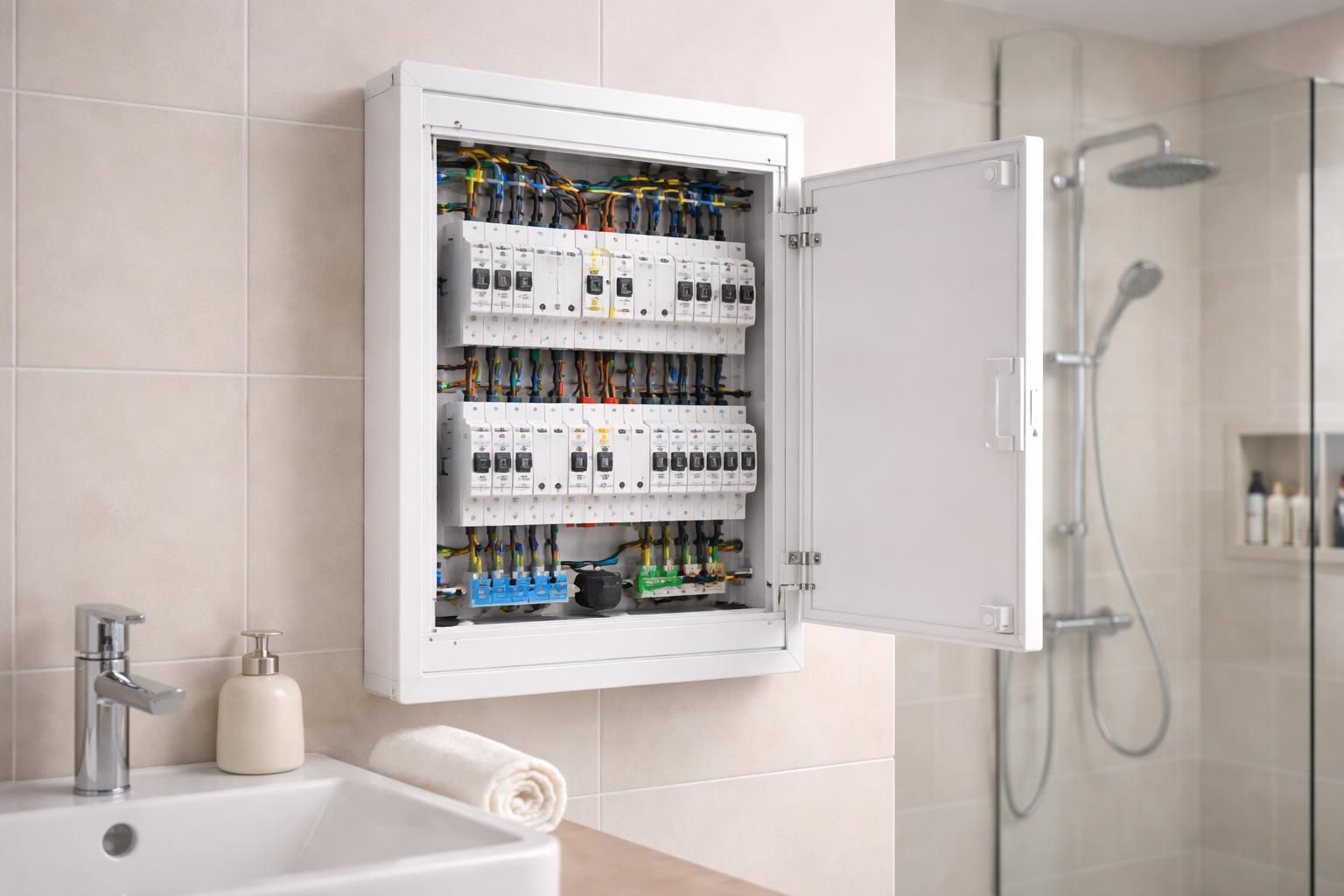 découvrez les normes essentielles pour l'installation et la sécurité du tableau électrique dans la salle de bain, afin de garantir la conformité et la protection contre les risques électriques.