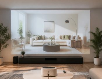 découvrez comment un écran de projection peut transformer vos idées déco en les projetant directement au mur, pour visualiser et valider leur taille réelle avant de passer à l'action.